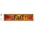 Happy Fall Yall Orange Novelty Narrow Sticker Decal