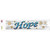 Hope With Snowflakes Novelty Narrow Sticker Decal