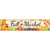 Fall Market Novelty Narrow Sticker Decal