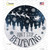 Dont Stop Believing Snow Novelty Circle Sticker Decal