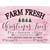 Farm Fresh Christmas Trees Pink Novelty Rectangle Sticker Decal