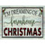Dreaming of Farmhouse Christmas Novelty Rectangle Sticker Decal
