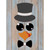 Penguin Face Novelty Rectangle Sticker Decal
