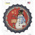 Welcome Snowman Novelty Bottle Cap Sticker Decal