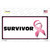 Survivor Ribbon Novelty Sticker Decal