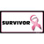 Survivor Ribbon Novelty Sticker Decal