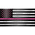 Thin Pink Line With Pink Stars Novelty Sticker Decal