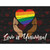 Love is Universal Novelty Rectangle Sticker Decal