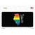 Illinois Rainbow Novelty Sticker Decal