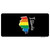 Illinois Rainbow Novelty Sticker Decal