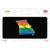 Missouri Rainbow Novelty Sticker Decal