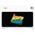 Oregon Rainbow Novelty Sticker Decal