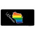 Wisconsin Rainbow Novelty Sticker Decal