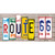 Route 66 Art Wood Novelty Sticker Decal