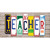 Teacher Wood Art Novelty Sticker Decal