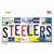 Steelers Strip Art Novelty Sticker Decal