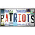 Patriots Strip Art Novelty Sticker Decal