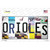 Orioles Strip Art Novelty Sticker Decal