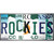 Rockies Strip Art Novelty Sticker Decal