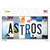 Astros Strip Art Novelty Sticker Decal