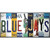 Blue Jays Strip Art Novelty Sticker Decal