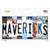 Mavericks Strip Art Novelty Sticker Decal
