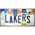 Lakers Strip Art Novelty Sticker Decal