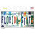 Florida State Strip Art Novelty Sticker Decal