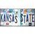 Kansas State Strip Art Novelty Sticker Decal