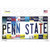 Penn State Strip Art Novelty Sticker Decal
