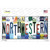 Northwestern Strip Art Novelty Sticker Decal