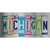 Michigan Art Novelty Sticker Decal