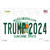 Trump 2024 Florida Novelty Sticker Decal