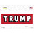 Trump Novelty Sticker Decal