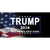 Trump 2024 Flag | Black Novelty Sticker Decal