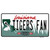 Louisiana Tigers Fan Novelty Sticker Decal