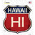 Hawaii Novelty Highway Shield Sticker Decal