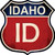 Idaho Novelty Highway Shield Sticker Decal