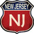New Jersey Novelty Highway Shield Sticker Decal