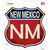 New Mexico Novelty Highway Shield Sticker Decal