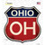 Ohio Novelty Highway Shield Sticker Decal