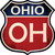 Ohio Novelty Highway Shield Sticker Decal