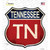 Tennessee Novelty Highway Shield Sticker Decal