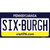 Sixburgh Pennsylvania Steelers Novelty Sticker Decal