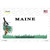 Maine State Blank Novelty Sticker Decal