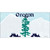 Oregon State Blank Novelty Sticker Decal