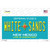 White Sands New Mexico Teal Novelty Sticker Decal