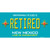 Retired New Mexico Teal Novelty Sticker Decal