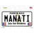 Manati Puerto Rico Novelty Sticker Decal