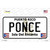 Ponce Puerto Rico Novelty Sticker Decal